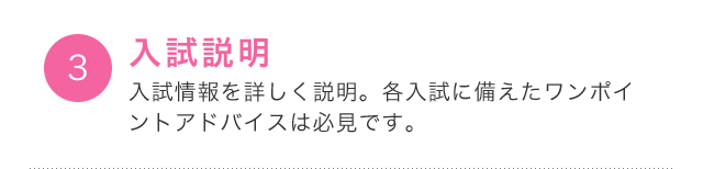 入試説明